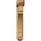Ekena Millwork Merced Arts and Crafts Rough Sawn Bracket w/ Offset Brace, Western Red Cedar, 6"W x 26"D x 34"H BKT0604X26X34MRC03RWR - alternate 4